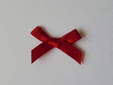 3cm Satin Bows, shades of Red