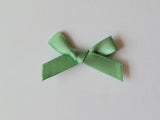 3cm Satin Bows, shades of Green