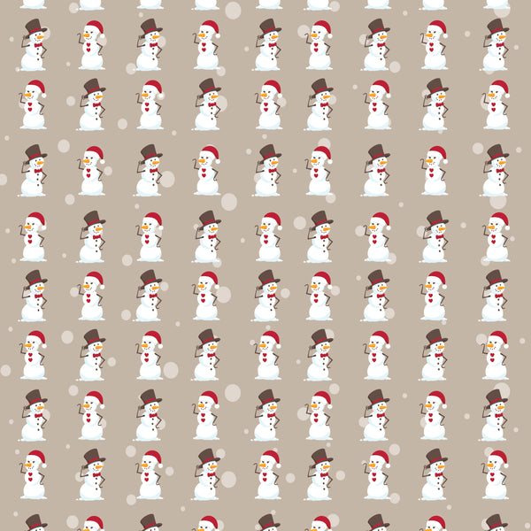 Background card - Snowman print